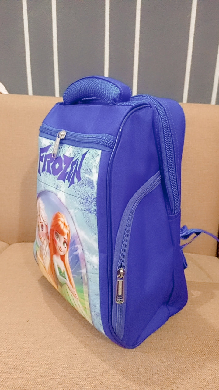 Frozen Blue Girls School Bags
