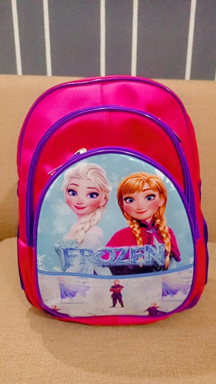 Frozen Bags School Hot Pink Colour 2 Girls