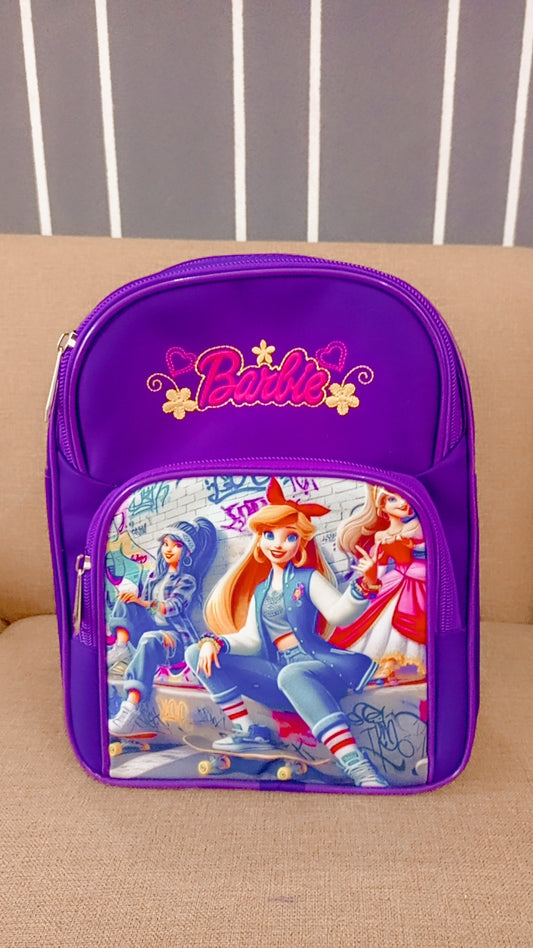Barbie Girls School Bags Purple 6*13