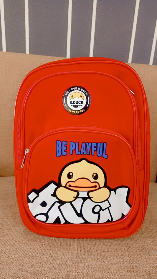 Boys School Bags Red Duck 6*14